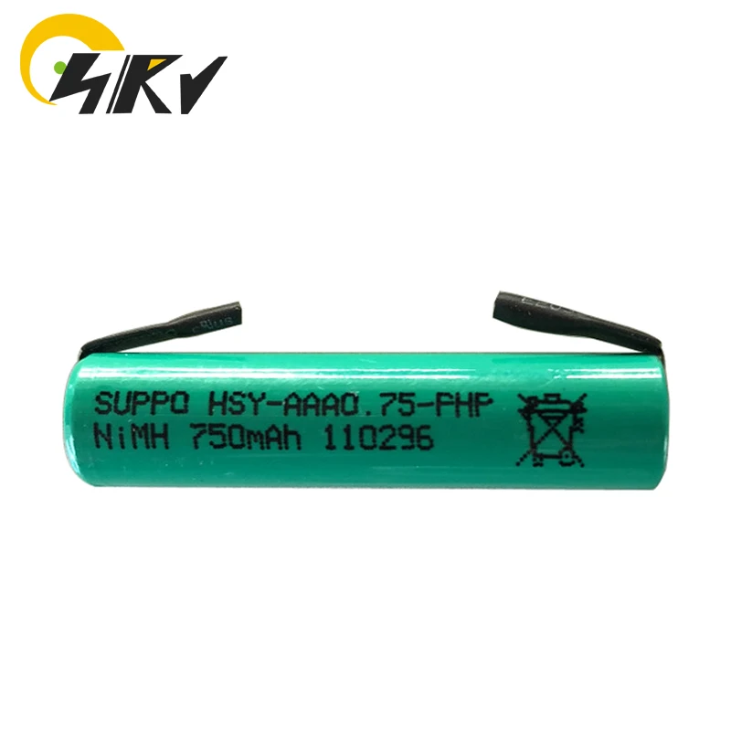 1.2V 750mAh wymienna bateria dla Philips HQ851 852 888 PQ212/215 RQ310 320 HS199 golarka elektryczna Ni-MH AAA