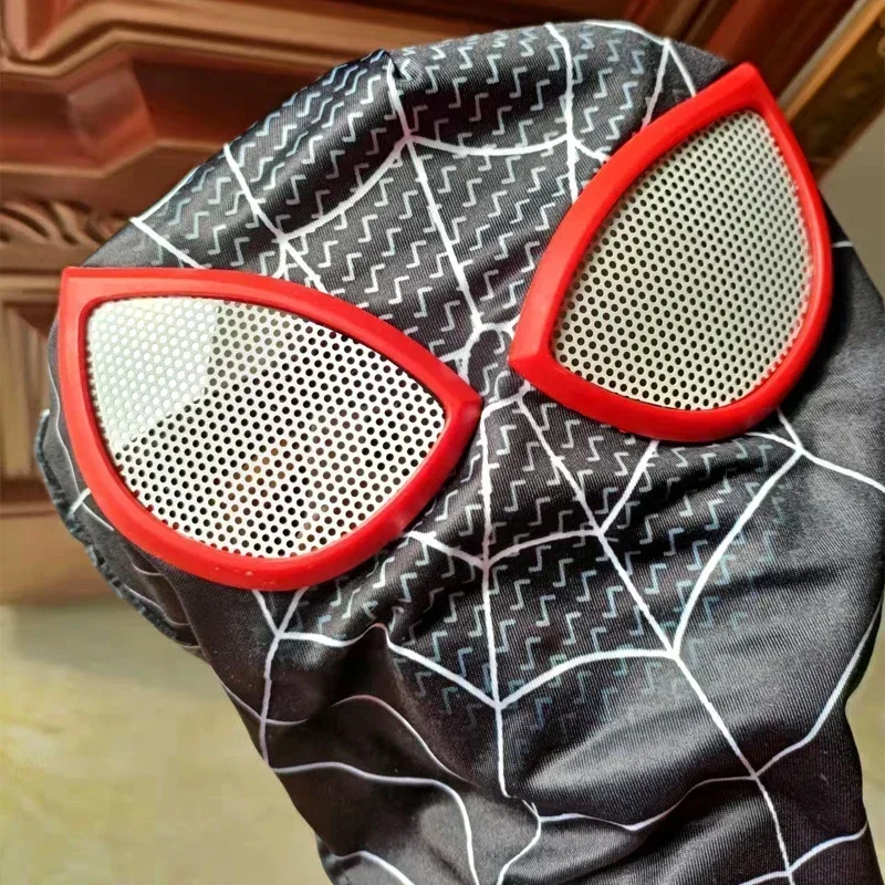 Spider Man Mask Mask Mask Mask Mask 2024 Best-selling Halloween Role-playing Mask Mask Mask Mask Era Little Black Mileage