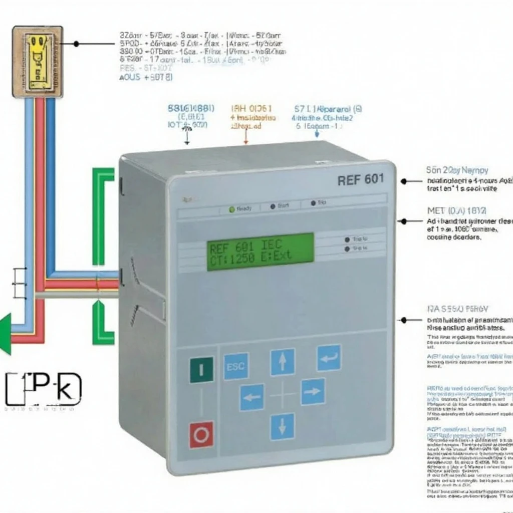 REF601 FEEDER PROTECTION and CONTROL NUMERICAL RELAY
