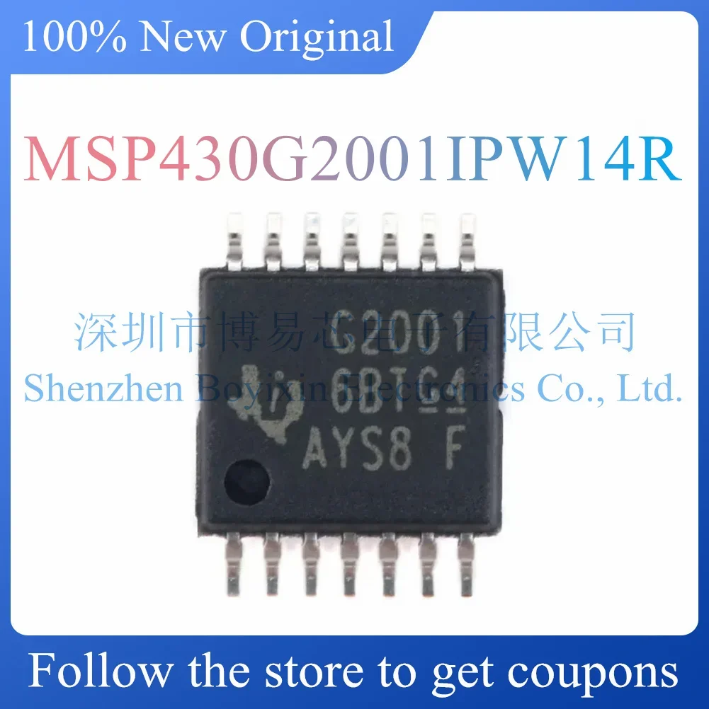 NEW MSP430G2001IPW14R.Original Product.TSSOP-14