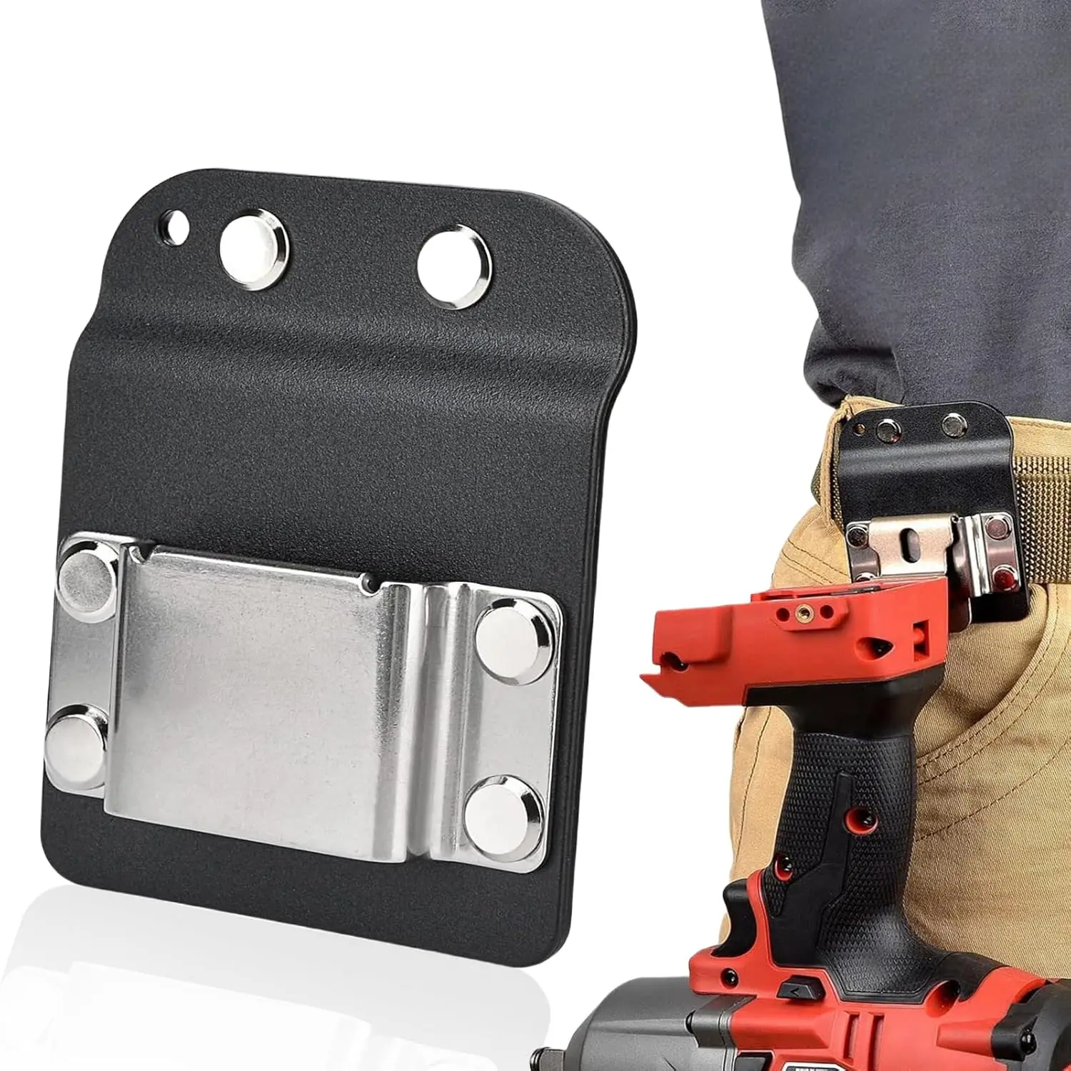 

New Practical Strong Clip-On Belt Magnet Holster for Screws Nails Hammer Wrench Magnetic Tool Holder Magnetic Tool Belt Clip