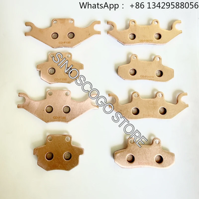 

ODES ATV Front Rear Brake Pads Sintered 8PCS For Odes 650 800 900 1000 Pathcross Troxus Dune UTV Quad 15106010060 15106010080