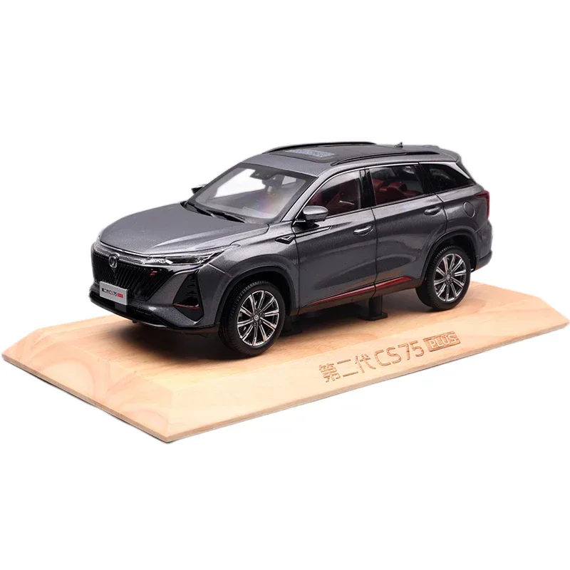 Die Cast 1:18 Scale Chana Cs75 Plus Off -road Vehicle Suv Alloy Simulation Car Model Toys Car Fan Collection Gift Display