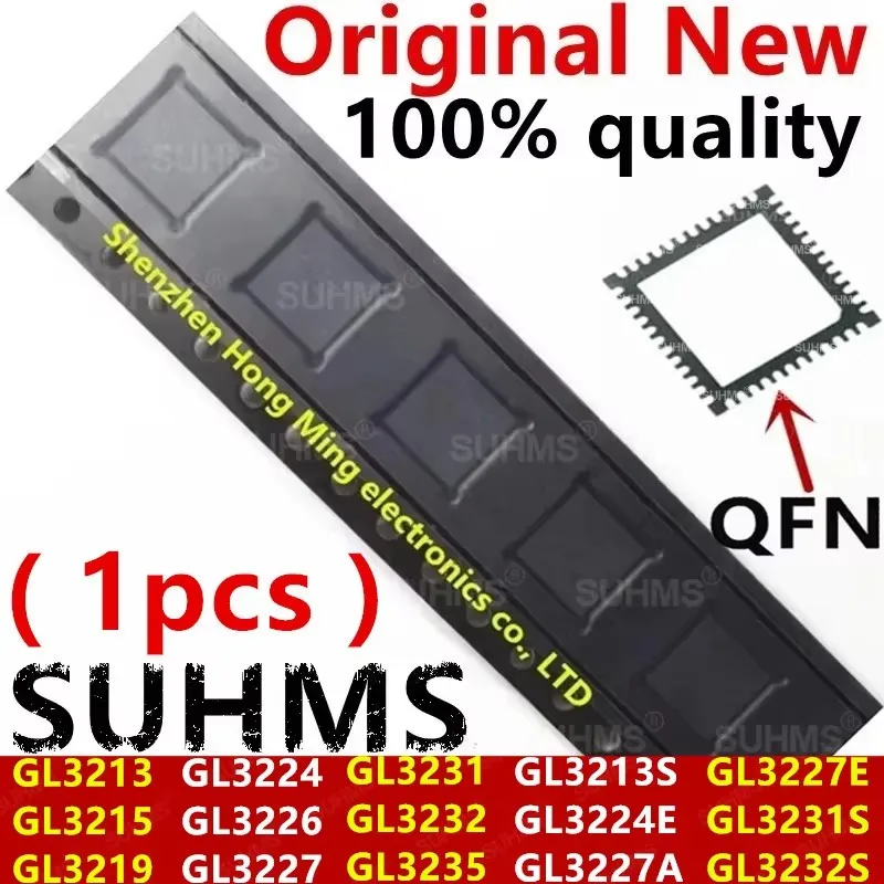 (1piece) New GL3213 GL3215 GL3219 GL3224 GL3226 GL3227 GL3231 GL3232 GL3235 GL3213S GL3224E GL3227A GL3227E GL3231S GL3232S QFN