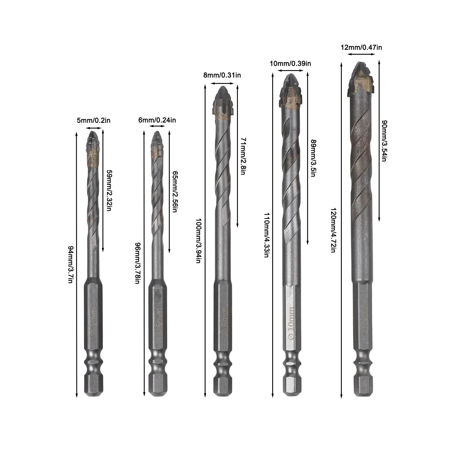 Carbide Drill Bit 4 for flute Drill Bit Attractive Finishing Diverse Size Options Exceptional Hardness For Power Tools