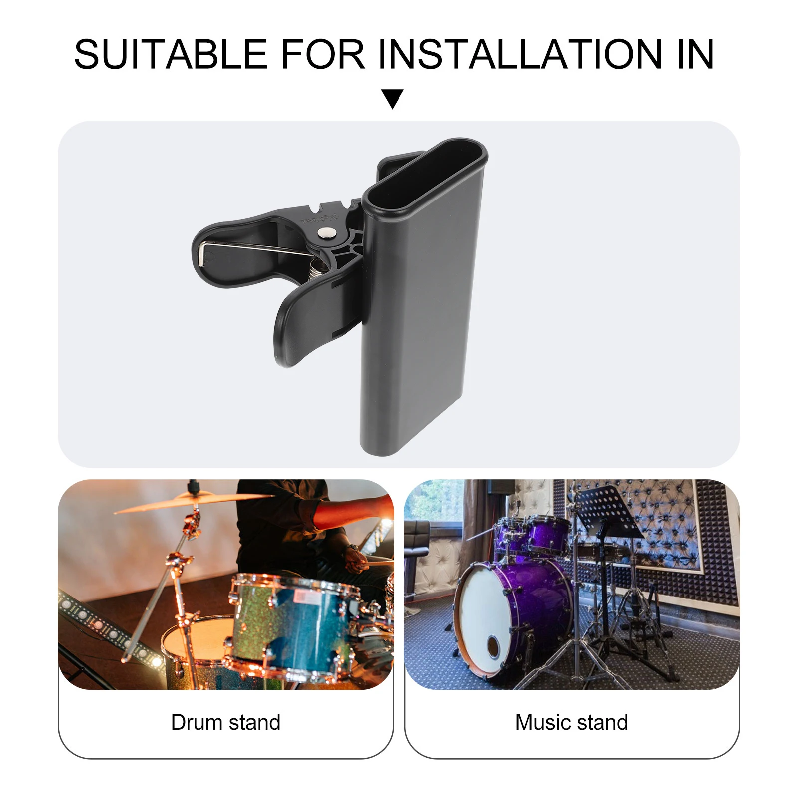 

Durable Drumstick Storage Barrel Large Capacity Holder Practical Accessories Sturdy Finishing Drum Set Accessory Music