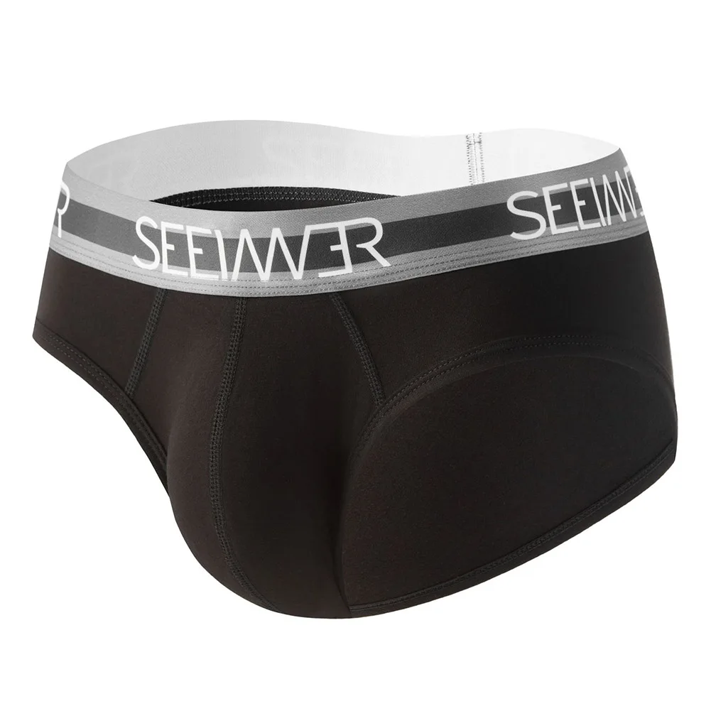 

Men's Soft Stretch Cotton Boxer Briefs Breathable Underpants with Pouch Design Comfortable Fit for All Day Wear