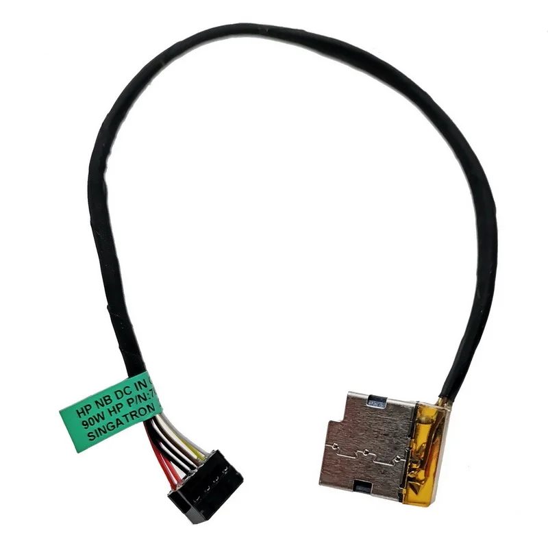 تيار مستمر جاك الطاقة في كابل شحن موصل ل HP بافيليون 15-E 17-E 17-J 709802-YD1