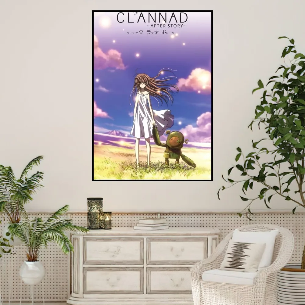 bilibili Anime Clannad After Story Poster Prints Wall Sticker Painting Bedroom Living Room Decoration Office Home Self Adhesive