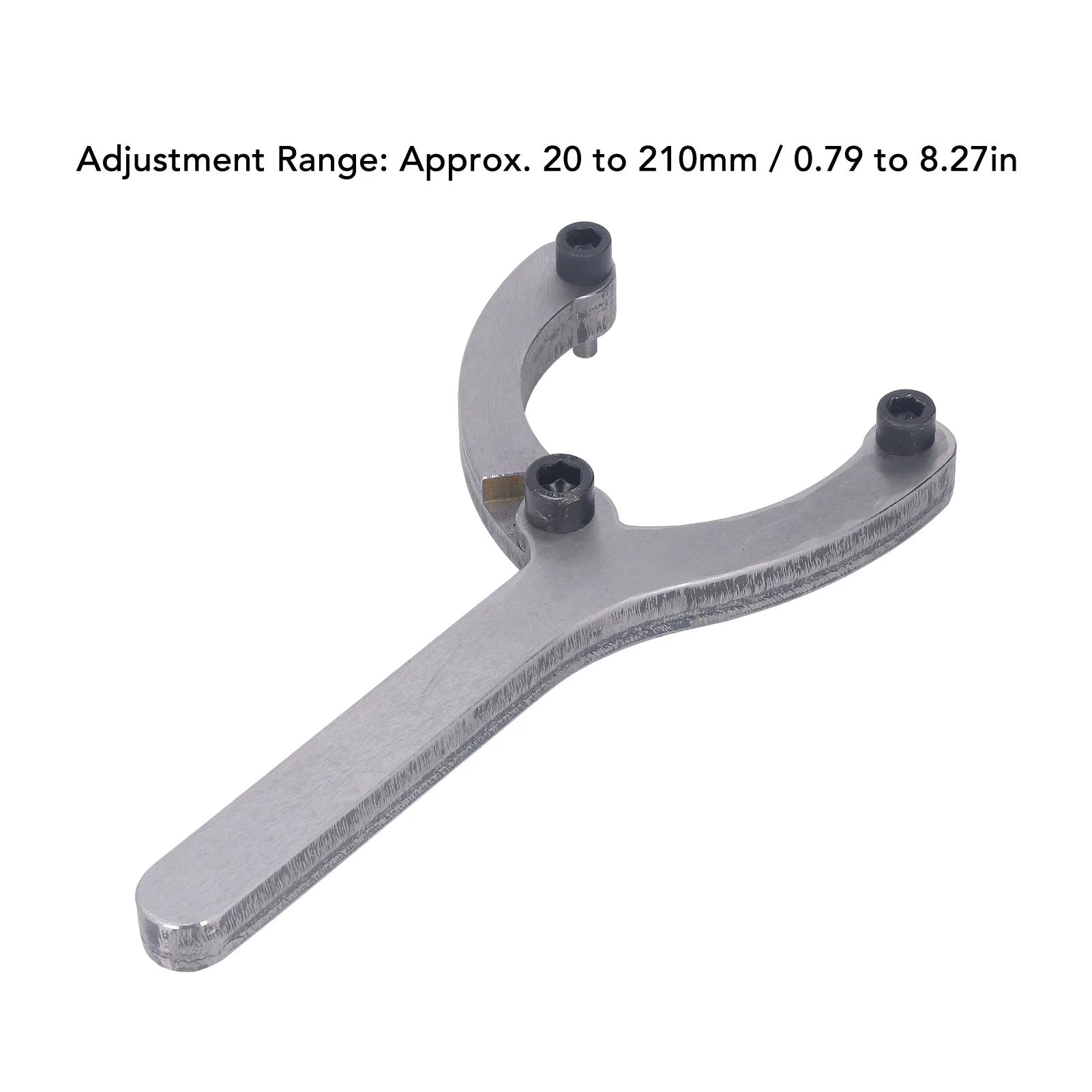 Gland Nut Wrench Alloy Steel Fine Appearance Adjustable Gland Nut Spanner with Pins for Removing Hydraulic Cylinder