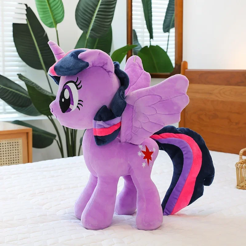 30-50Cm My Little Pony Cartoon Plush Toy Anime Twilight Sparkle Fluttershy Pinkie Pie My Little Pony Stuffed Ornament Doll Gifts