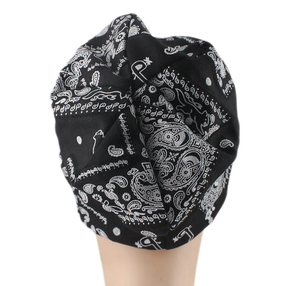 Top Fashion Spring Autumn Warm Adult Men Women Floral Beanies Skullies Casual Hat Paisley Outdoor Hip Hop Vintage Cotton Bonnet