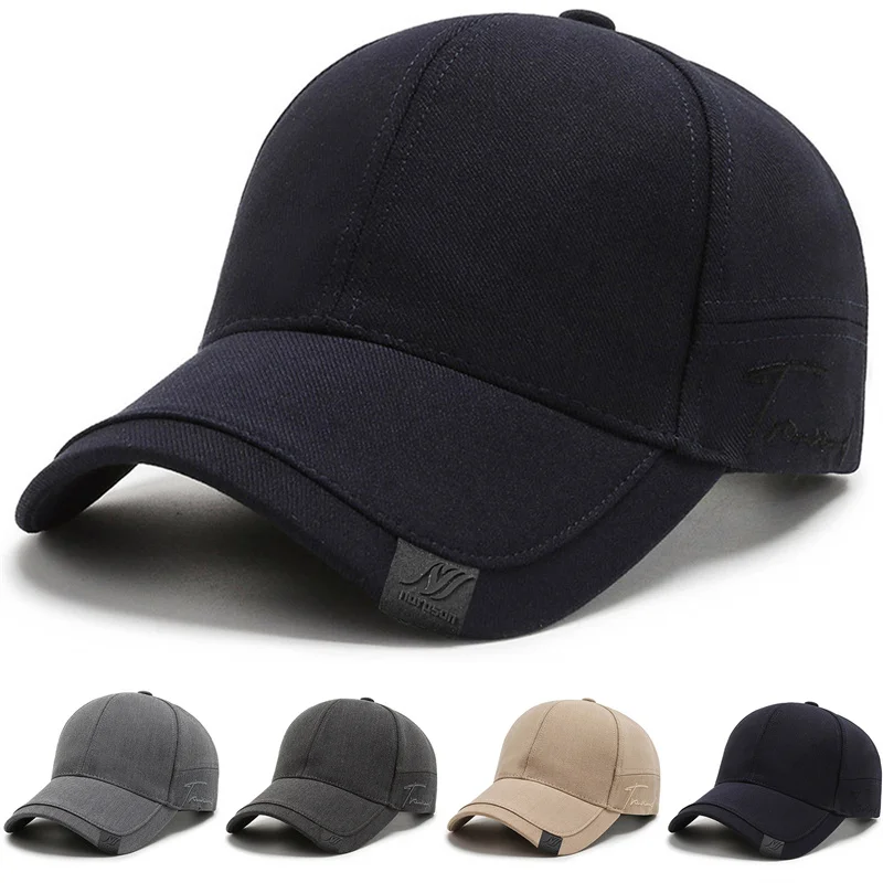 Woman Outdoors Casual Sport Hat Men Big Size Baseball CapAdjustable Sun Visor Cap Peaked Cap Retro Snapback Hip Hop Hat ﻿