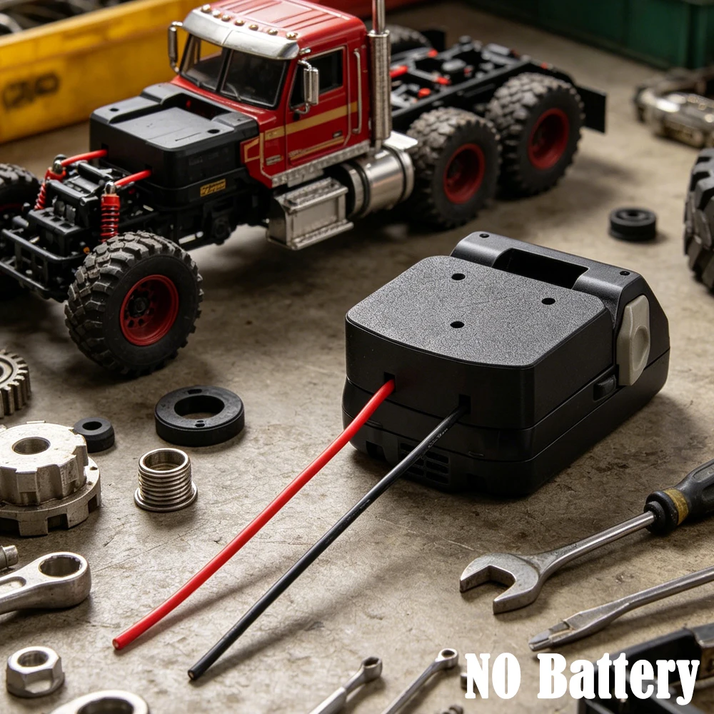 

NEW For Hitachi (HiKOKI)18V Series Lithium Adapter Power Wheel Battery upgrade DIY for Rc Car Robotics Use ( NO Battery)