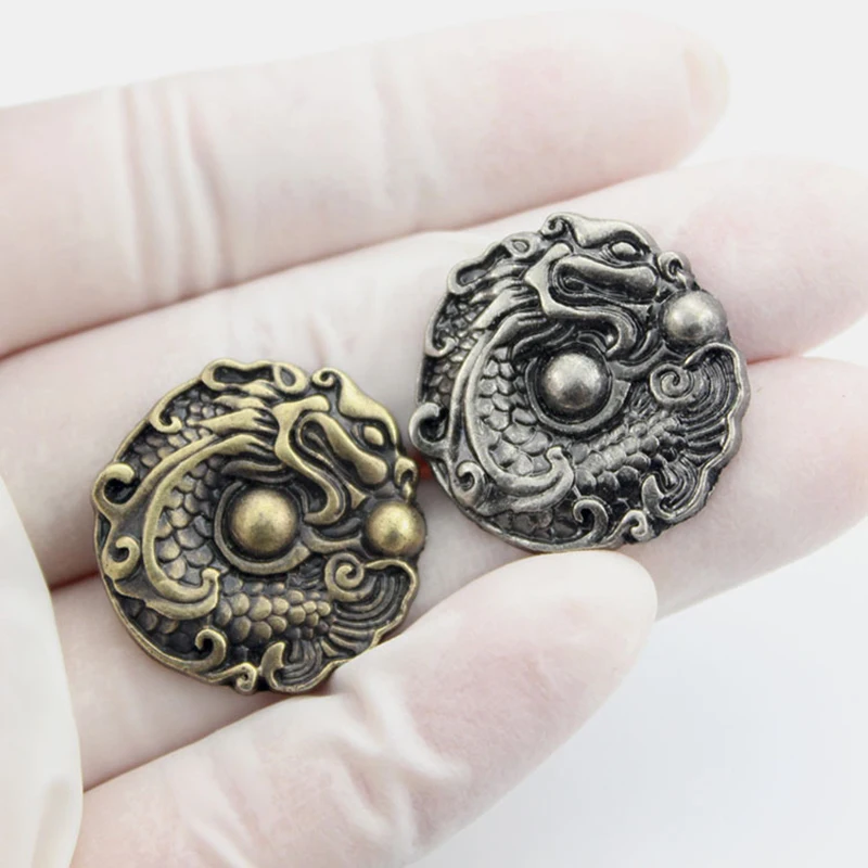 Metal Buttons Conchos Cloth Clasp Coin Clasp Purse Clasp Handmade Leather Accessories DIY Leather Craft Decoration Wallet Button