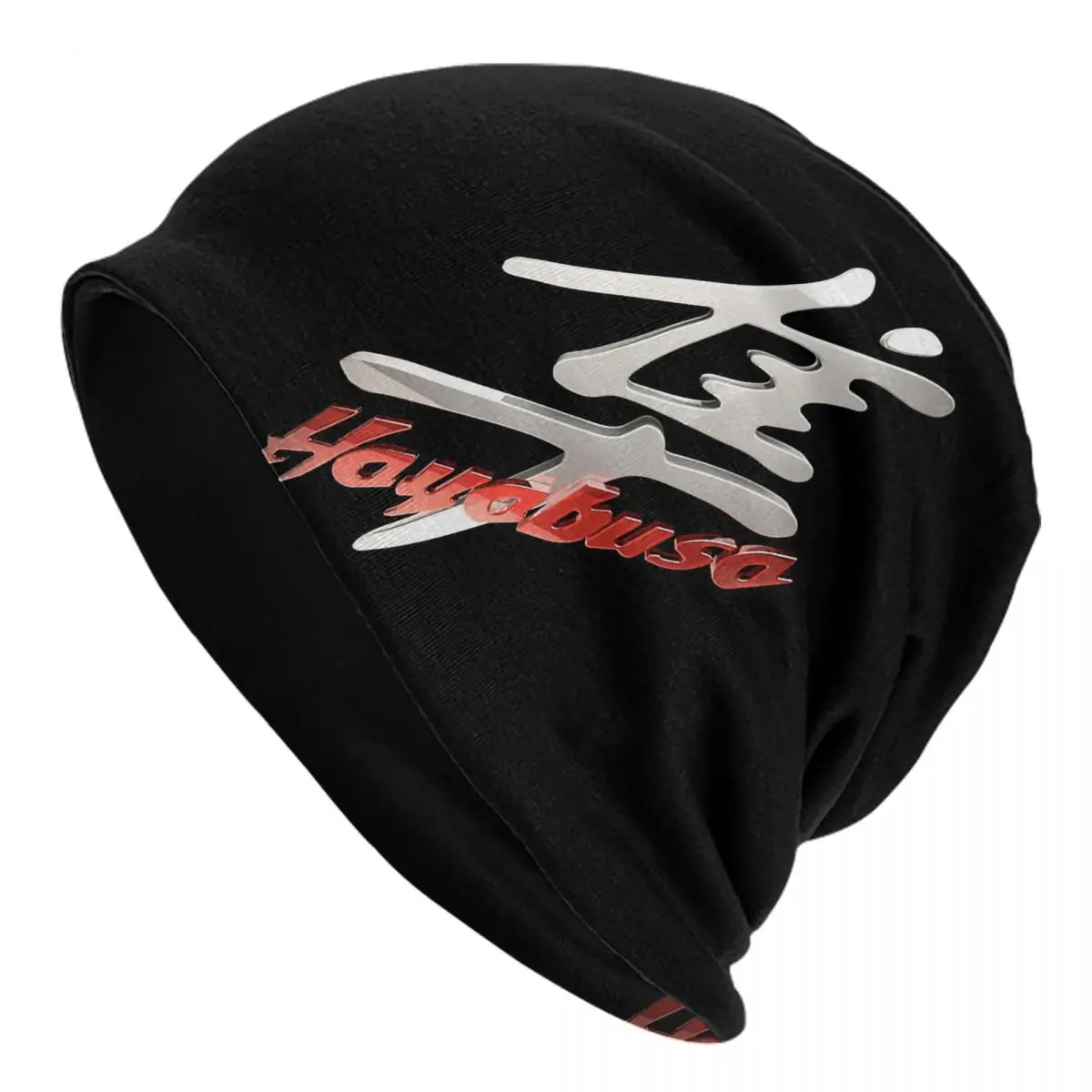 Suzuki Hayabusa-Motorcycle-Logo Warm Knitted Cap Fashion Bonnet Hat Autumn Winter Outdoor Beanies Hats for Men Women Adult