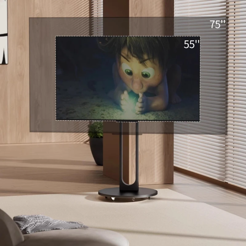 حامل تلفزيون على الرف، حامل تلفزيون منزلي متعدد الوظائف، حامل تلفزيون مكتبي حديث للإقامة المنزلية، أثاث معدني Das Fernsehgerét MHDSJ