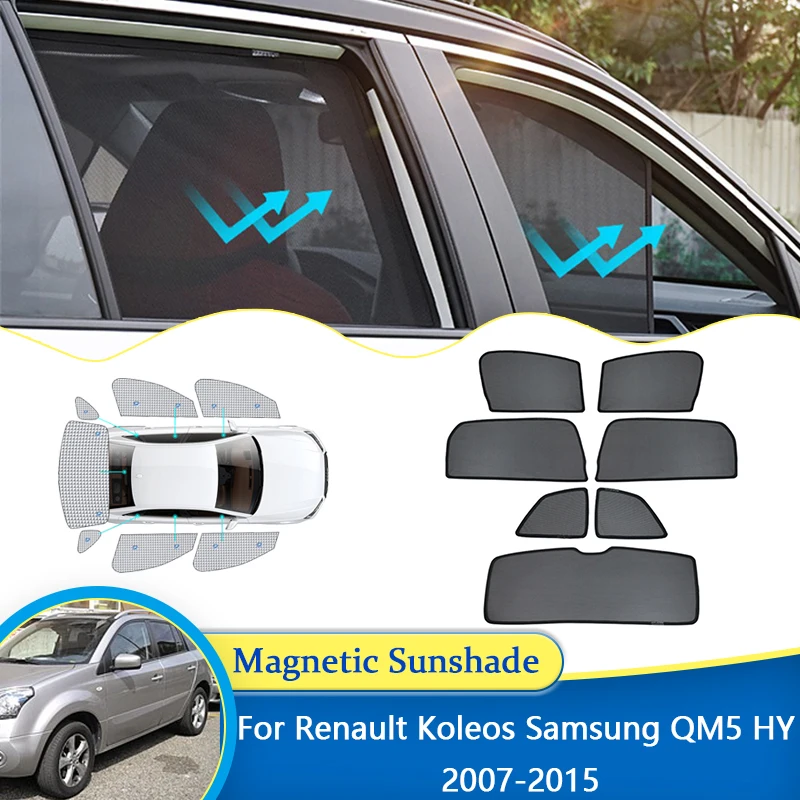 For Renault Koleos Samsung QM5 HY 2007 2008 2009 2010 2012 2013 2014 2015 UV Protection Shield Window Sunshade Windshield Car