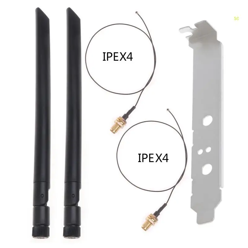 WiFi Antenna 2.4Ghz 5.8Ghz Dual Band IPEX MHF4 to RP SMA Female Extension Cable Dropshipping