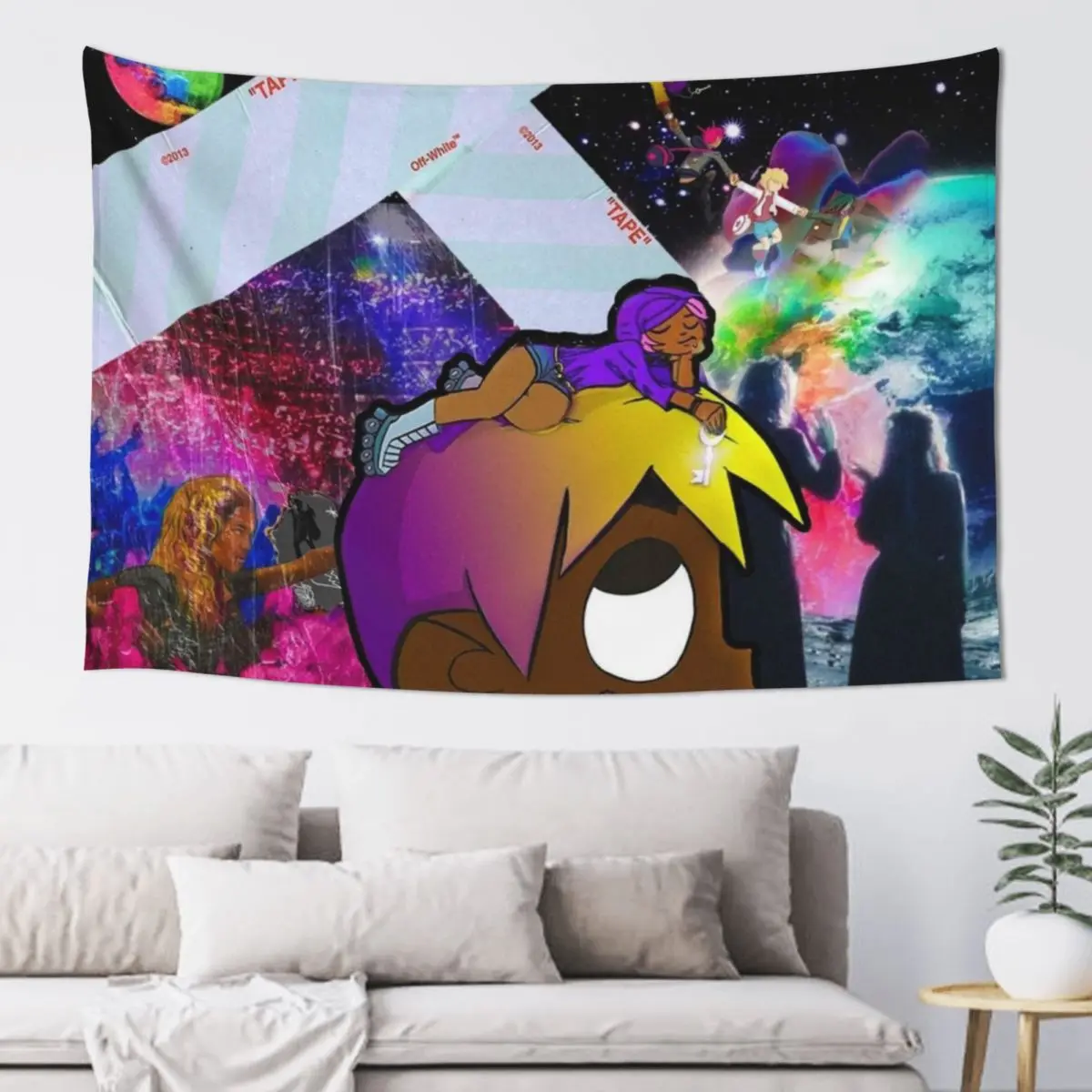 

night life Tapestry For Bedroom Things To Decorate The Room Room Decor For Girls Decoration For Bedroom Tapestry