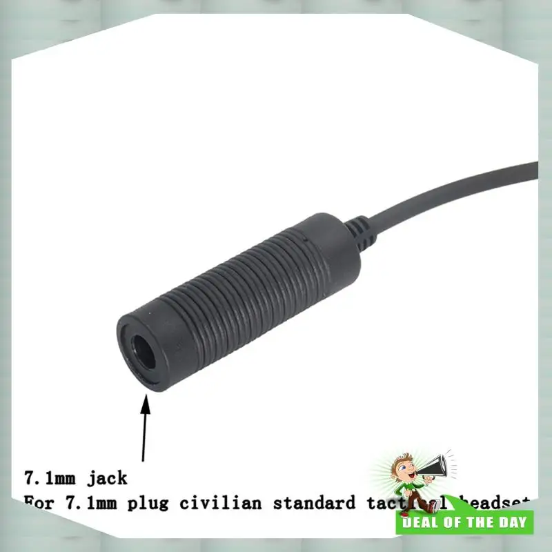 

24-Hour Delivery U174 Cable Extend For U94 PCI PTT Adapter TAC-SKY Headset Walkie Talkie 7.1Mm Plug For U94 PCI PTT Adapter