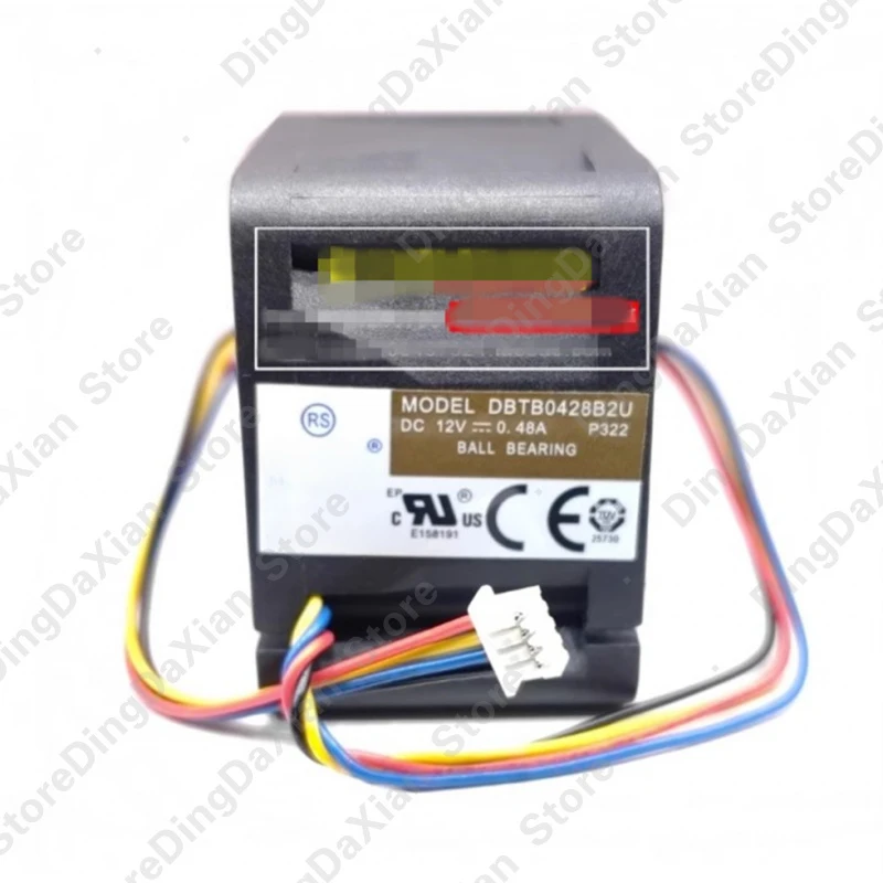 

d 1PCS Server PWM 4-Pin Fan For AVC DBTB0428B2U | 12V 0.48A Ball Bearing 40×40×28mm 4CM