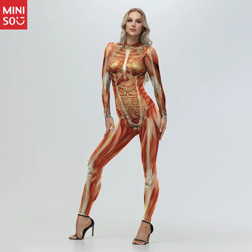 Miniso 2025 توريد العضلات عبر الحدود ثلاثية الأبعاد الطباعة الرقمية مرحلة الأداء الملابس أداء الحفلات الملابس الرجال والنساء