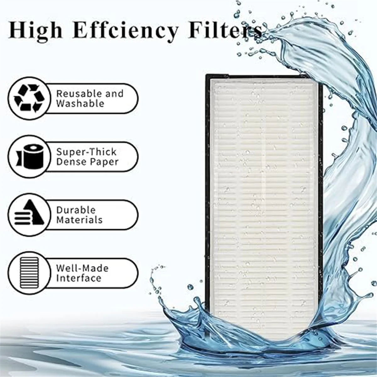 FZFZ 交換部品 Q8 Max Q8 Max + (Q8 Plus) Q5 Pro Q5 Pro+ ロボット掃除機、メインブラシに対応