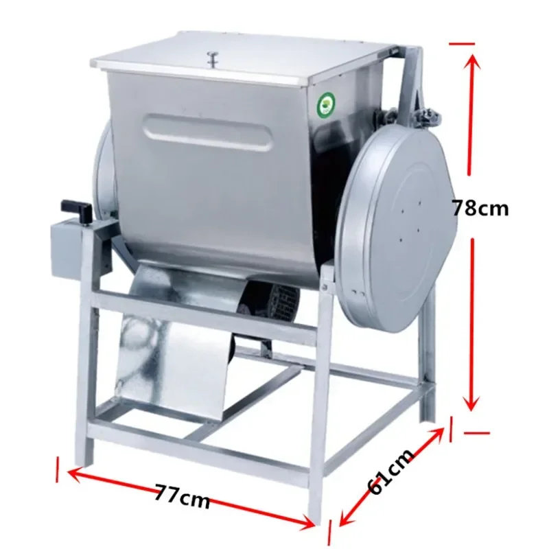 15/25/50kg simple flour mixer hardbound commercial 30 jin 100 noodle mixer kneading and mixing machine