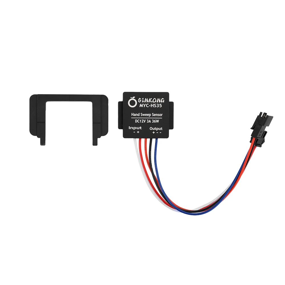 DC12V 3A 36W مفتاح كنس يدوي بارد دافئ ثنائي اللون مستشعر تعتيم لانهائي مفتاح ذكي للحمام شريط إضاءة ليد للمرآة