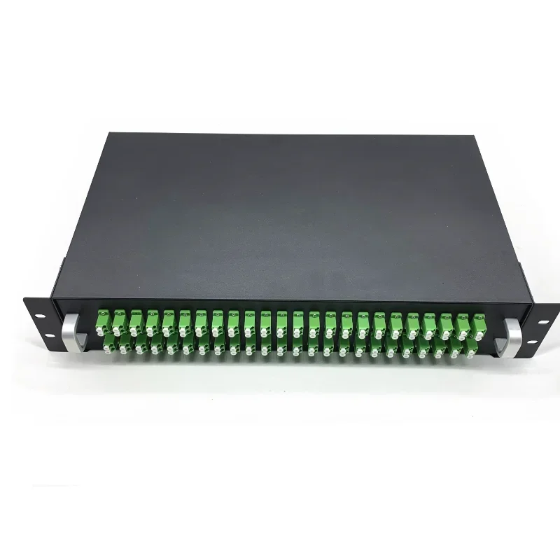 96 Port 2U 19 inch Fiber Optic Patch Panel LC Fiber Optic Patch Panel Fiber Splice Tray lc patch panel