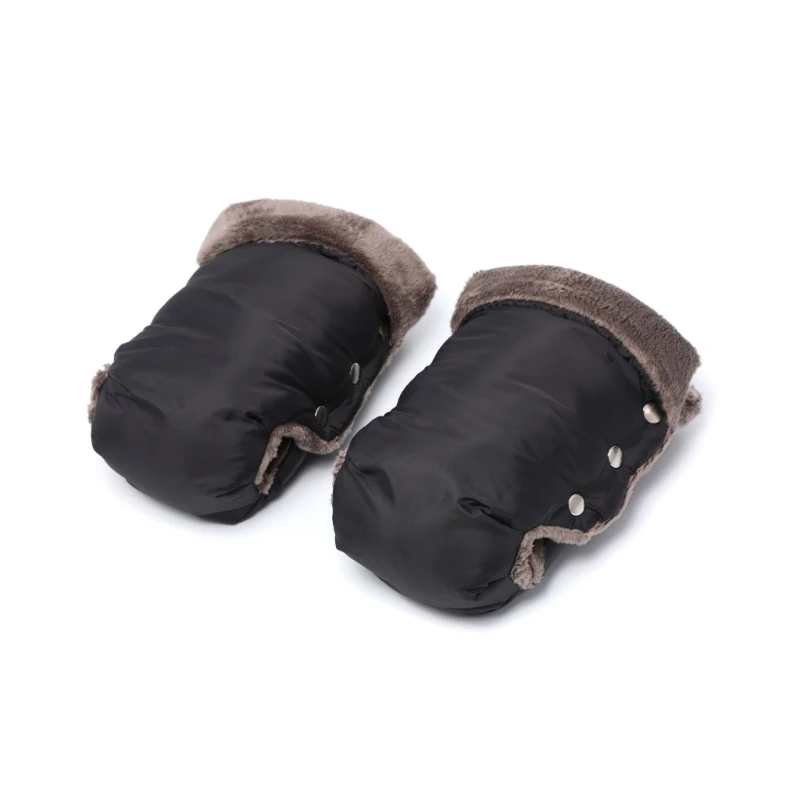 1คู่Windproof Hand MuffสำหรับPramsฤดูหนาวWarm Babyรถเข็นเด็กถุงมือกันน้ำMittensรถเข็นเด็กกลางแจ้งมืออุ่น