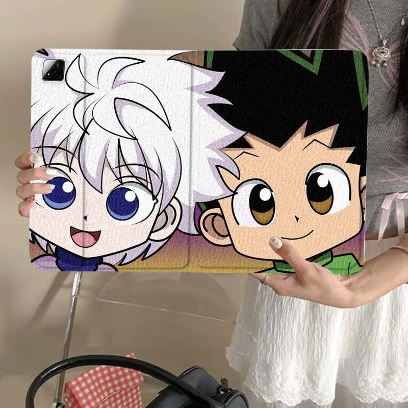 هنتر x هنتر الكرتون أنيمي ل Xiaomi Redmi Mi Pad 4 5 6 6s 7 7s SE Pro 2 11 Plus Max 12.4 11 11.2 12.5 8.7 بوصة اللوحي