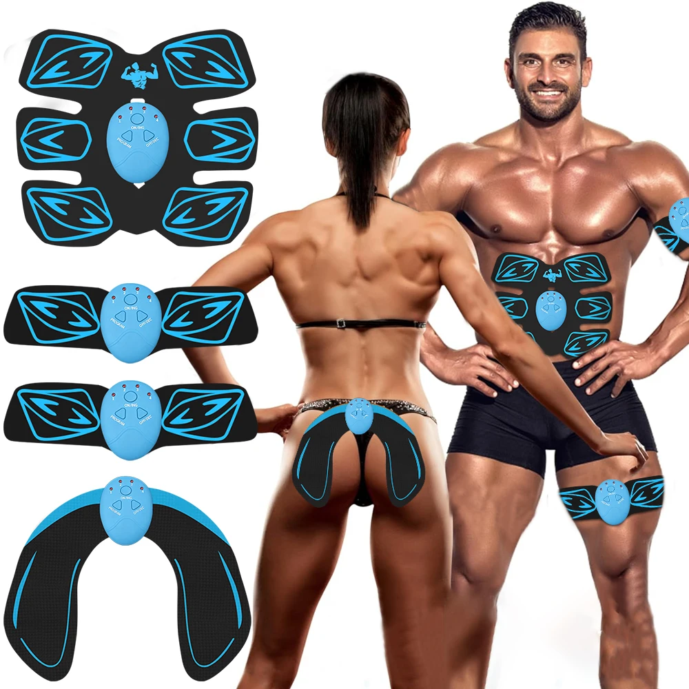 

Smart EMS Muscle Stimulator - Abdominal Toning Belt Abs Trainer For Home Gym Fitness And Pain Relief