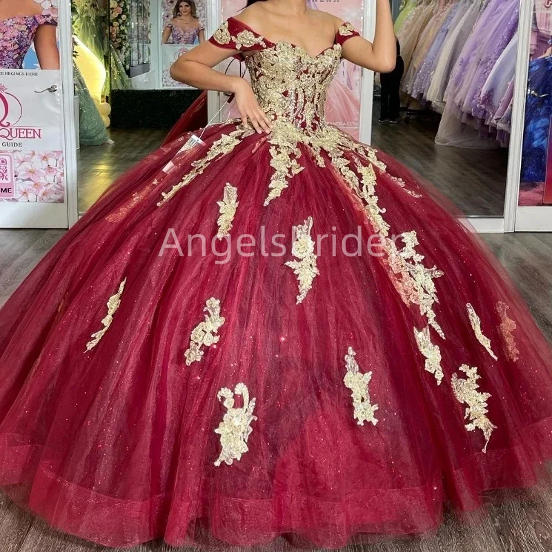 Angelsbridep-Robe de Rhbordeaux, avec appliques dorées, 2025