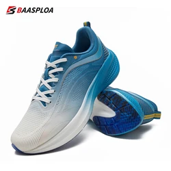 Baasploa Professional Running Shoes Men Training Shoes Breathable Lightweight Sneakers Non-Slip Track Tennis Walking Shoe 2023