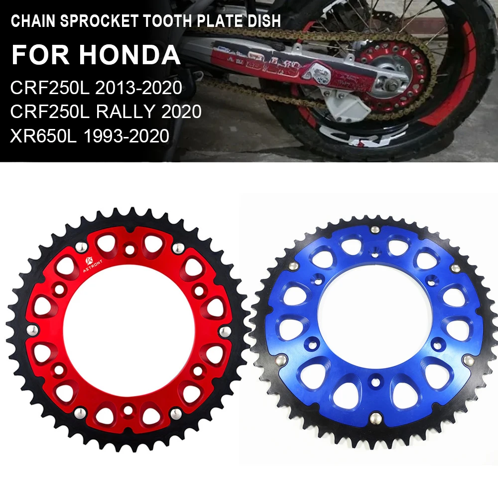 

Motorcycle 45T Chain Sprocket for Honda CRF250L 2013-2020 CRF250L Rally 2020 XR650L 1993-2020 XR250 1990-1995 XR600 1991-2000