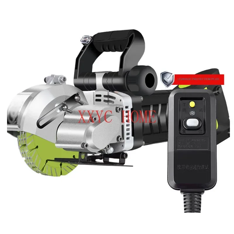 

8980W Wall Slotting Machine 220V Electric Wall Chaser Groove Cutter Dustproof And Laser Steel Concrete Circular Saw