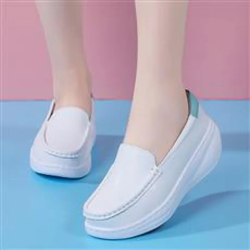 Mocassins plats français en cuir authentique pour femmes, escarpins de luxe, coupe basse, chaussures de haute qualité, printemps et automne, nouveau, 2024