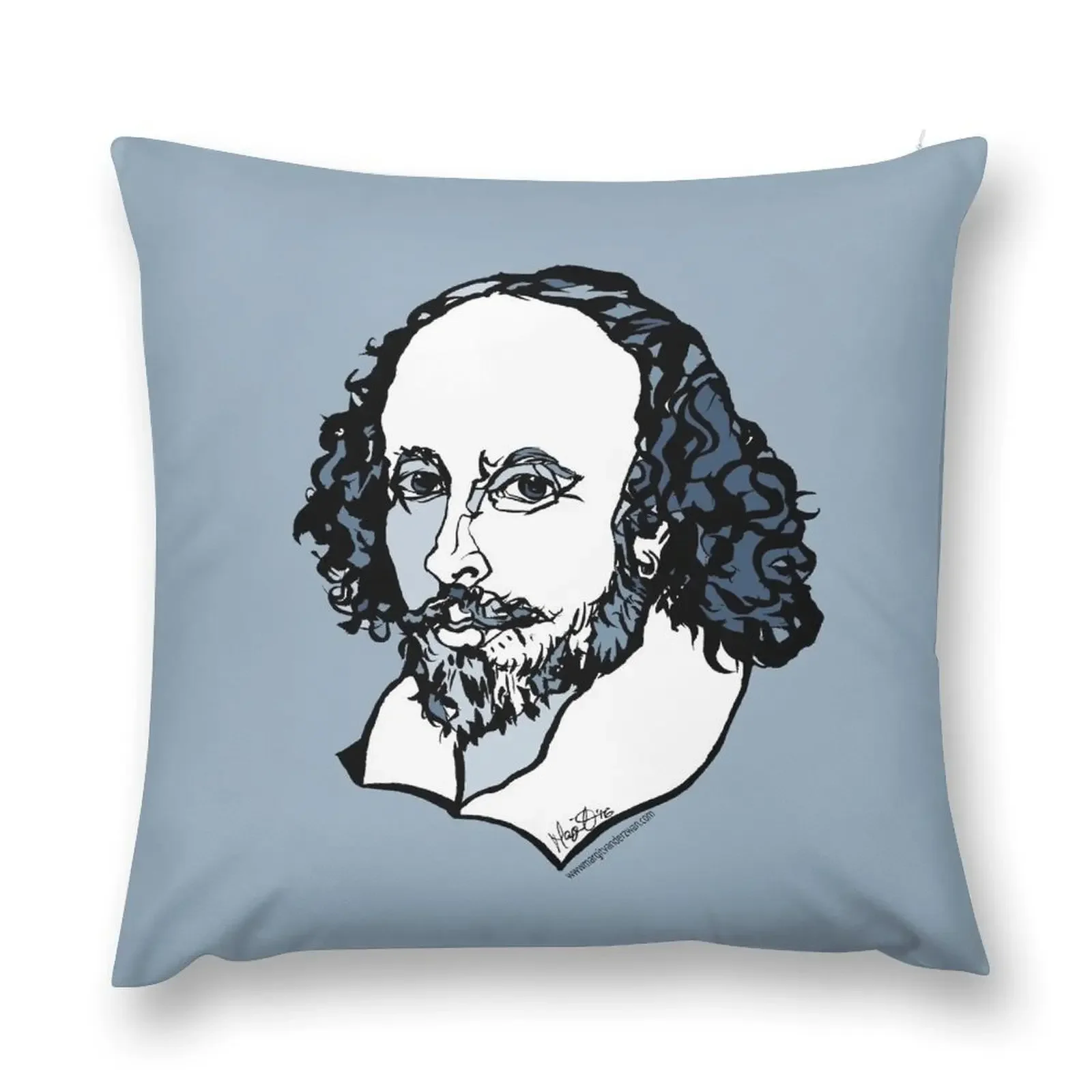 

William Shakespeare : The Bard Throw Pillow sleeping pillows pillowcases for sofa cushions pillow