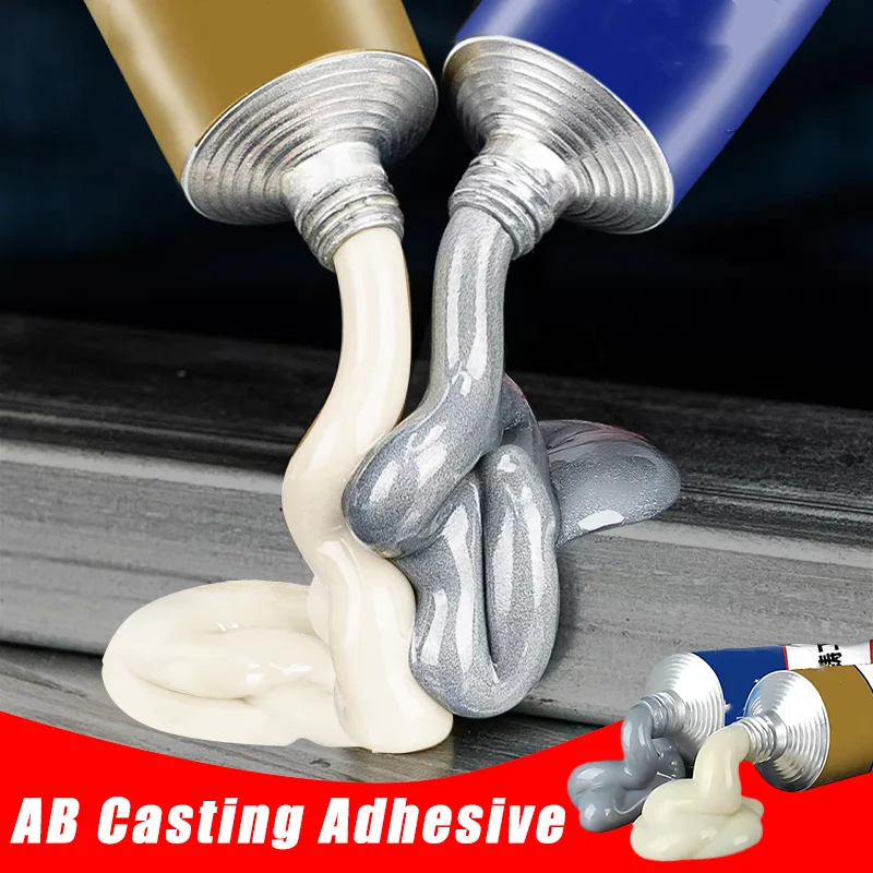 20/50/70/100g Magic Repair Glue AB Metal Strength Iron Bonding Heat Resistance Cold Weld Metal Repair Adhesive Agent Caster Glue