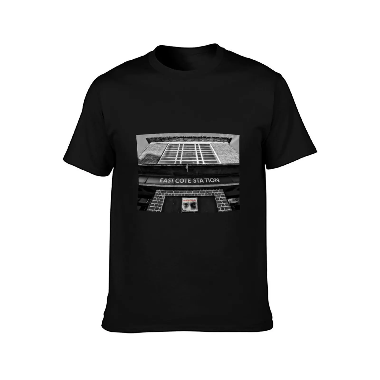 Eastcote Tube Station T-Shirt, Summer Casual Cotton Tee, Oversized Streetwear Tops, Vintage Graphic Print, Unisex Men Women
