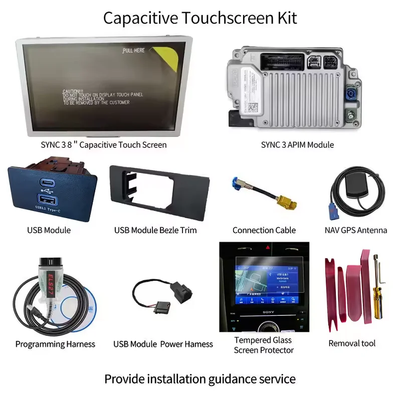 Geeignet für Ford Lincoln Sync 3 Werks-SYNC2 zu SYNC3 Upgrade-Kit APIM-Modul Antenne Carplay GPS-Navigation Passend – Detail 6