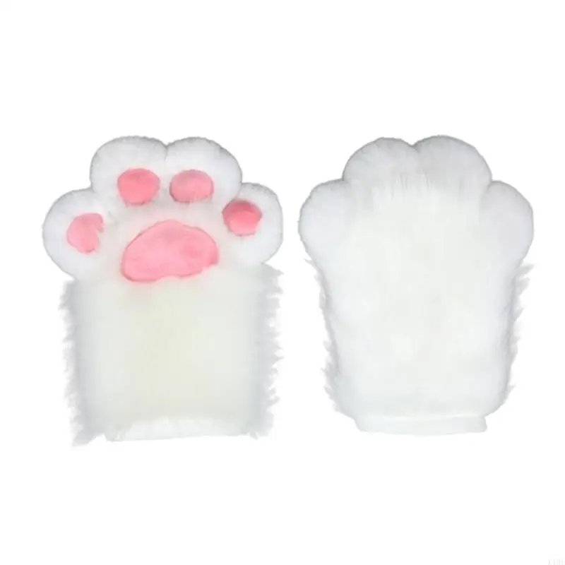 K1ME Girls Handmade Furry Oversized Paw Toe Beans Party Costume Oversized Fursuit