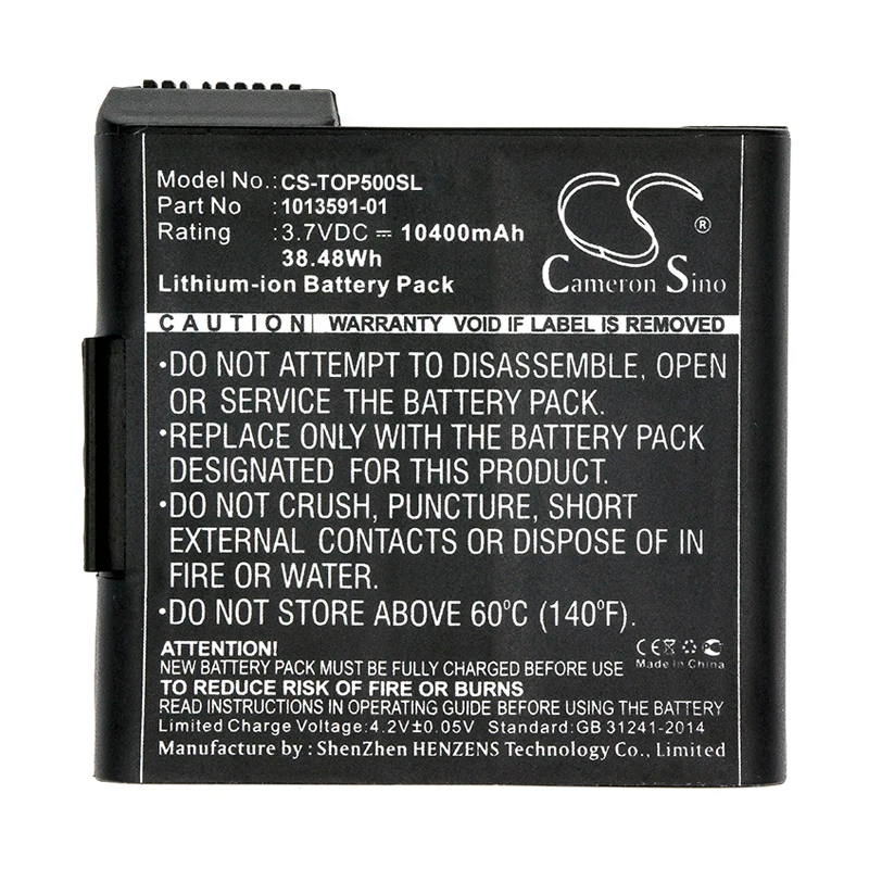 Cameron Sino 10400mAh Battery For Trimble FM1000  FmX  AgGPS 67898  67898-01S  ZTN67898-01S