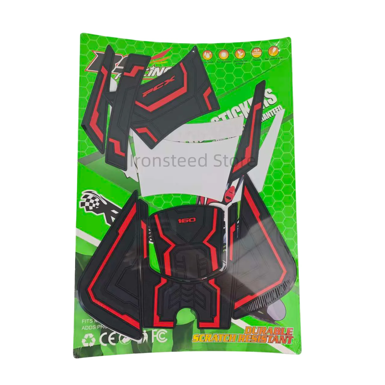 

Accesorios para moto for Honda PCX160 2022-2024 Oil Tank Sticker Rubber Decorative Stickers Fuel Tank Protection Stickers