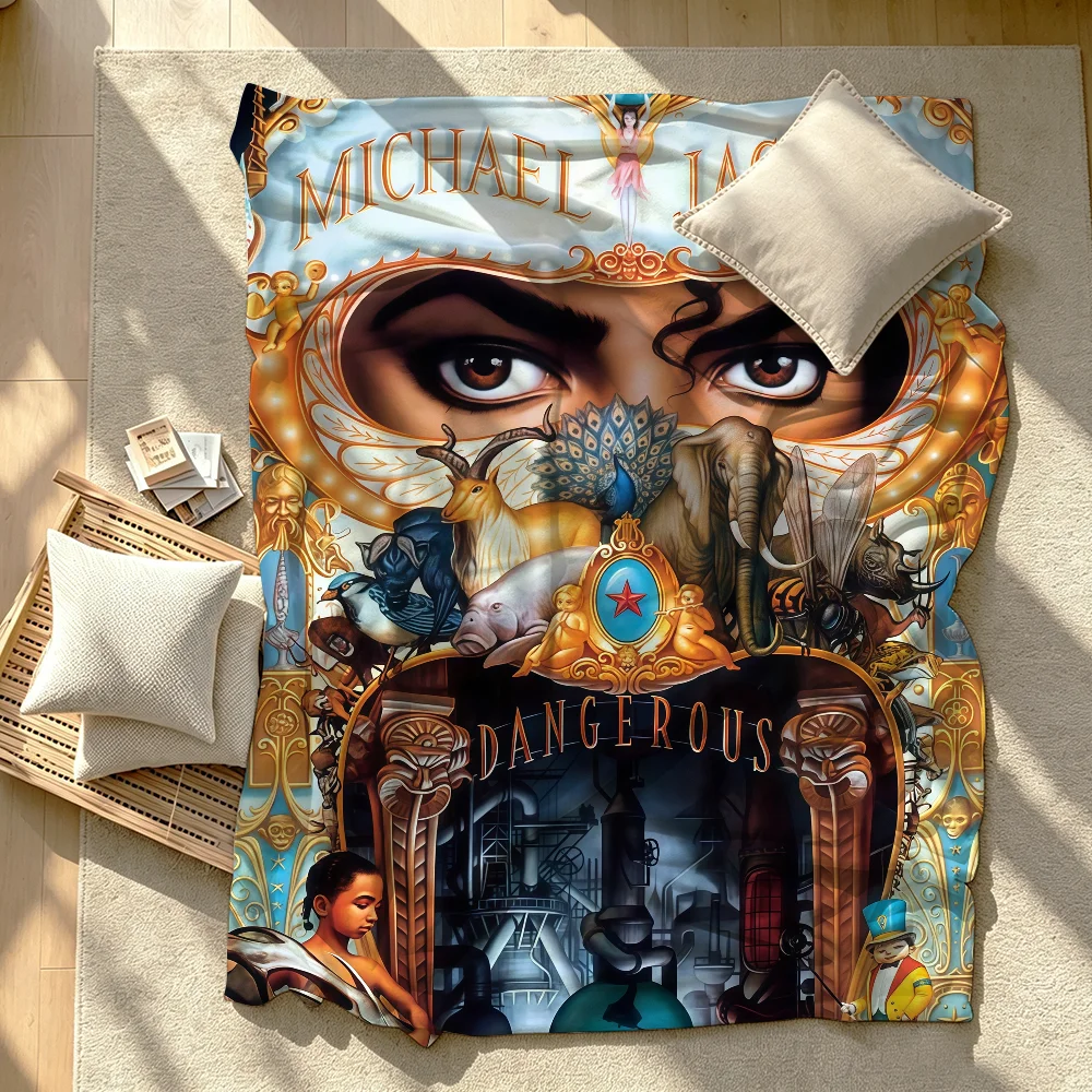 Singer Michael Jackson Blanket Perfect For Sofas Beds Offices Travel Camping Chairs Warm Thick Plush Blanket All Season Use