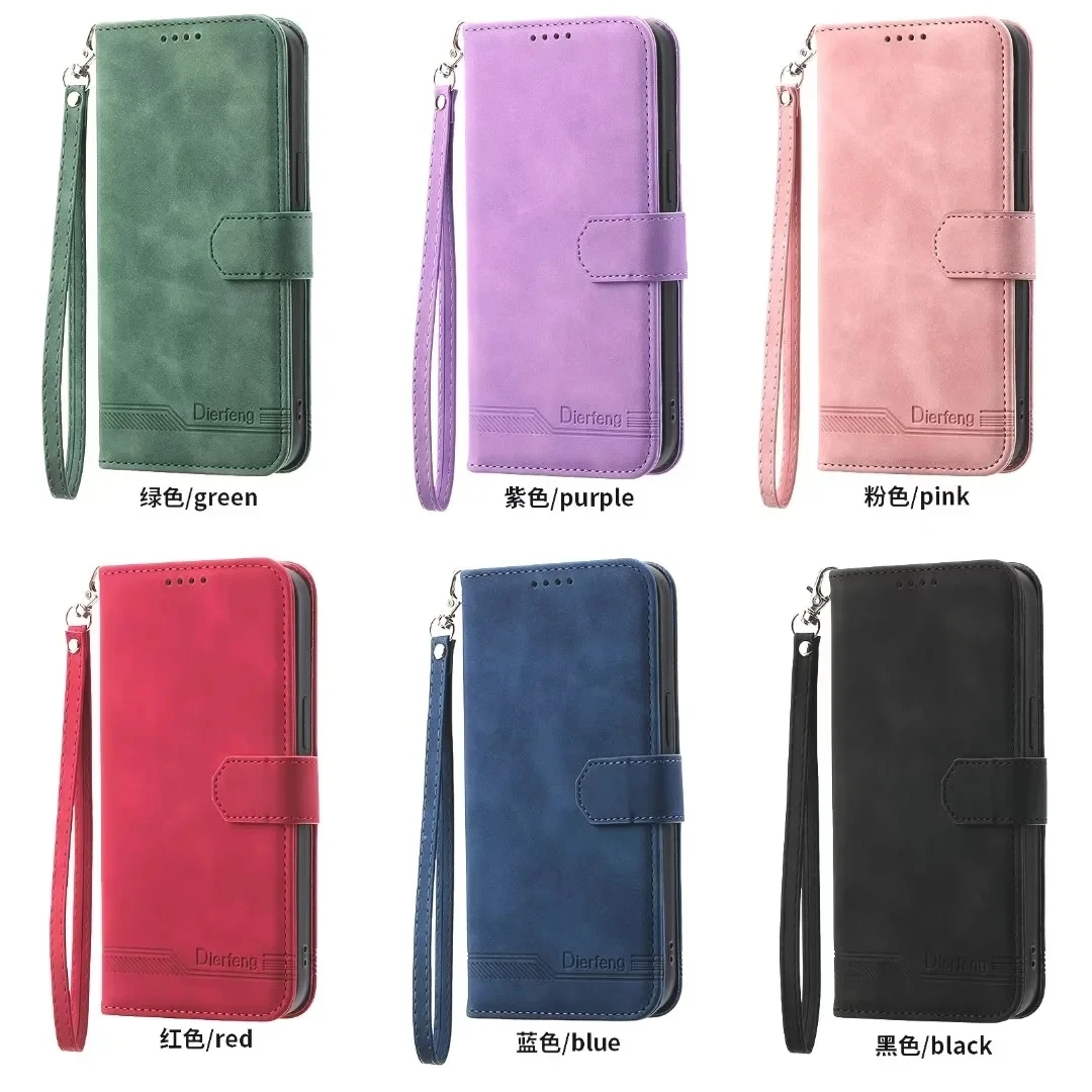 Leather Flip Case For Samsung Galaxy S23 S22 Ultra S21 Plus FE A52 A32 A22 A12 A14 A24 A34 A54 A5G 13 A23 A33 A53 Wallet Cover