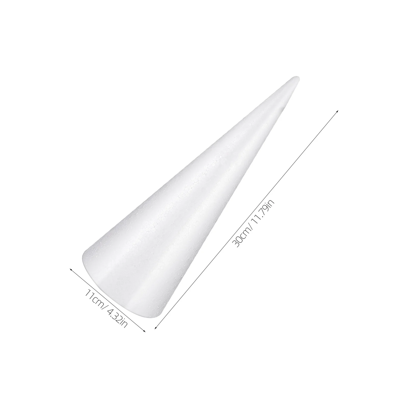 6 قطعة مخاريط رغوة الحرفية رغوة البوليسترين شجرة عيد الميلاد مخروط الأشكال لعيد الميلاد ثلج زينة التماثيل ومشاريع فنية ذاتية الصنع