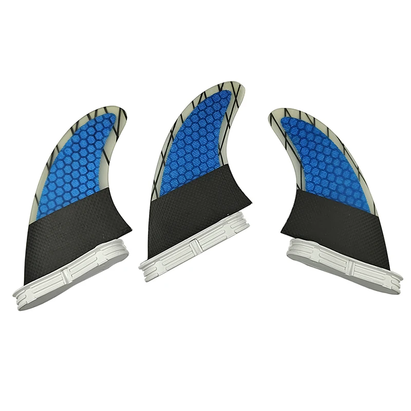 

Surfing Accessories 3 Pcs/set UPSURF FCS2 Large Fins Surf Fin Fiber Honeycomb Orange/Blue Surfing Surfboard Fins Water Sports